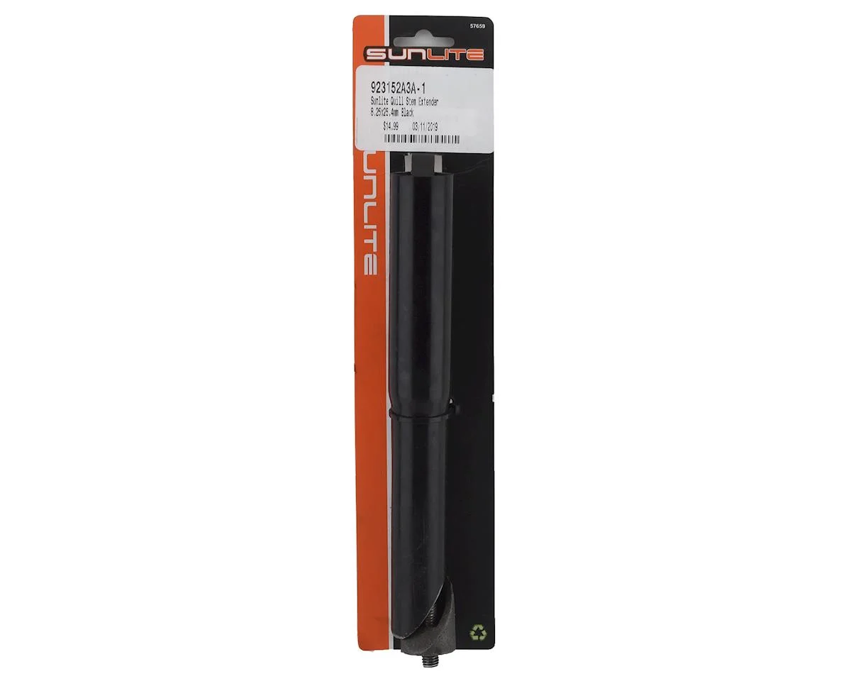 Sunlite Stem Riser (Black) (8.25") (25.4mm) (For Quill-Style Stems) - view 2